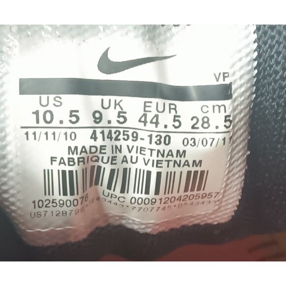 Nike Air Max Agitate 2 Men's Shoes Size 10.5 White/Black - Picture 6 of 9